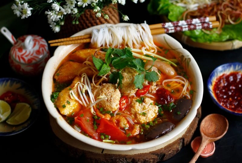 cách nấu bún riêu