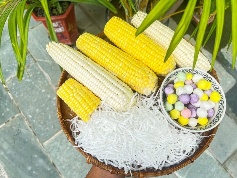 cách nấu chè bắp
