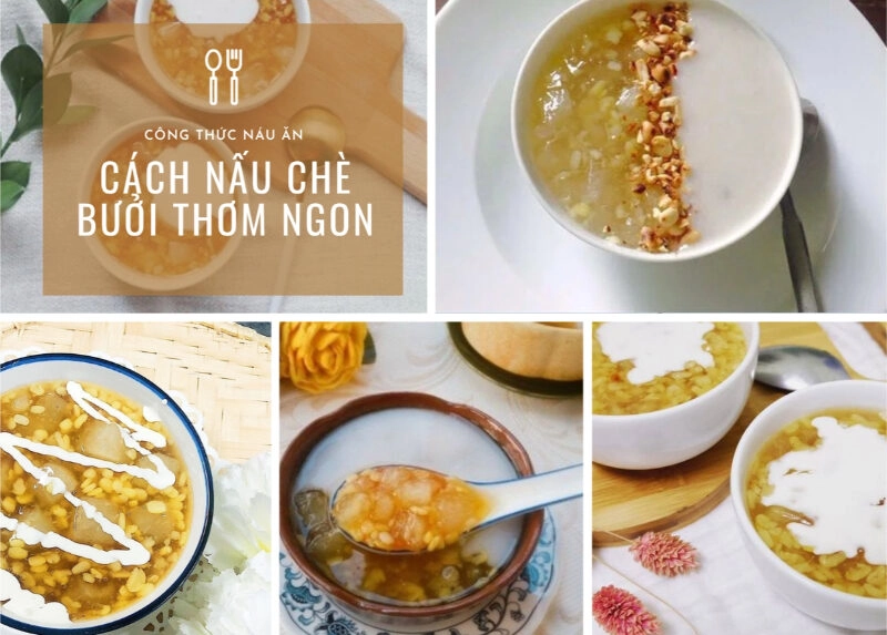 Cách nấu chè bưởi